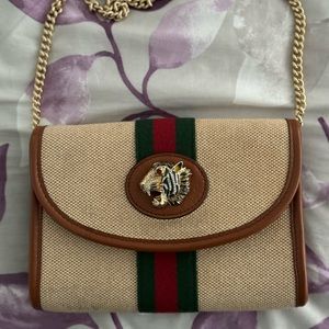 [*RARE*] Gucci Rajah sherry line mini crossbody bag